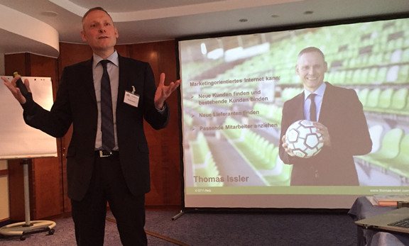 Thomas Issler hält Internet-Marketing-Vortrag bei CDH